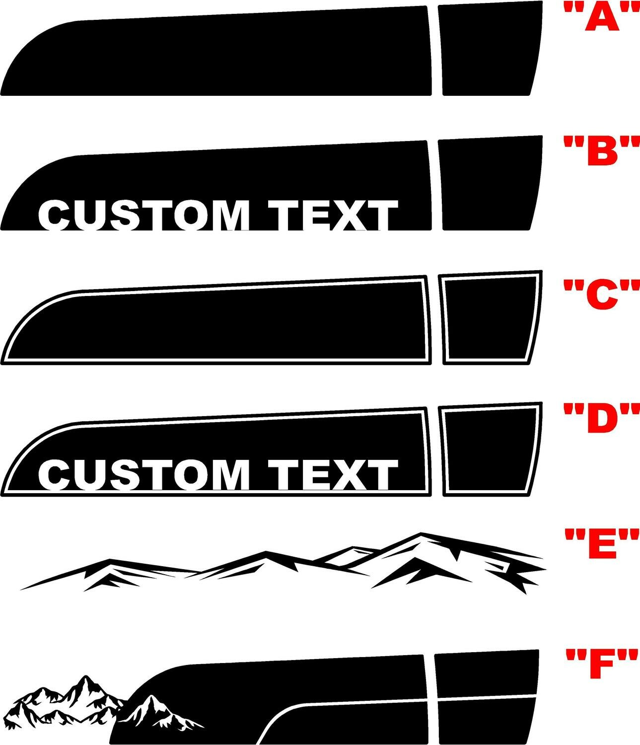 Jeep Wrangler JK JKU Rubicon Hood Spear Graphics