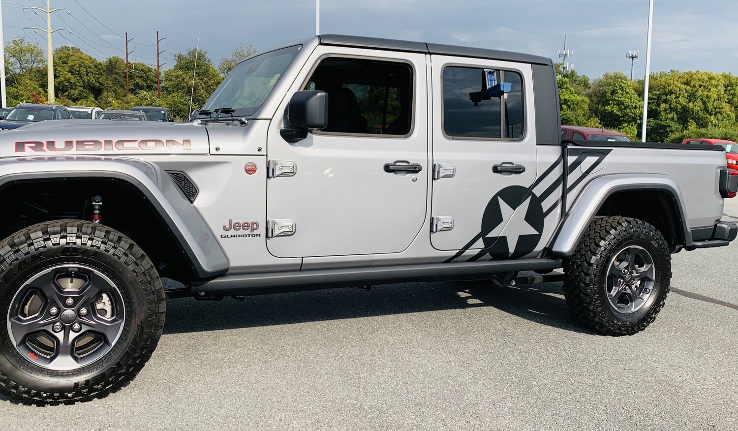 Jeep Gladiator JT Large Star/Bar Vinyl Graphics
