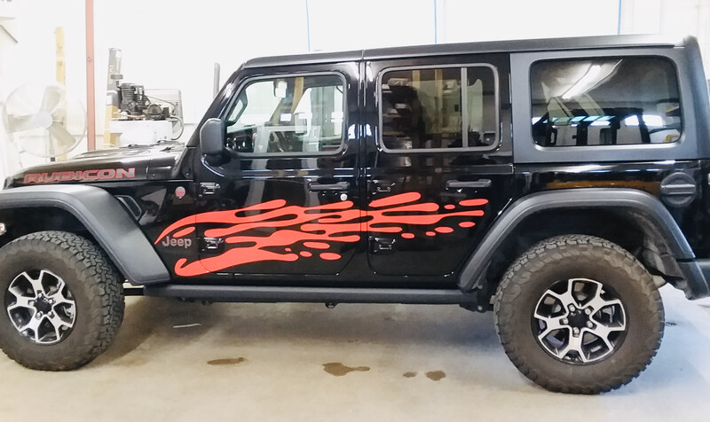Jeep Gladiator JT Wrangler JK/JL Extra Large Side Drip Style Vinyl Graphics