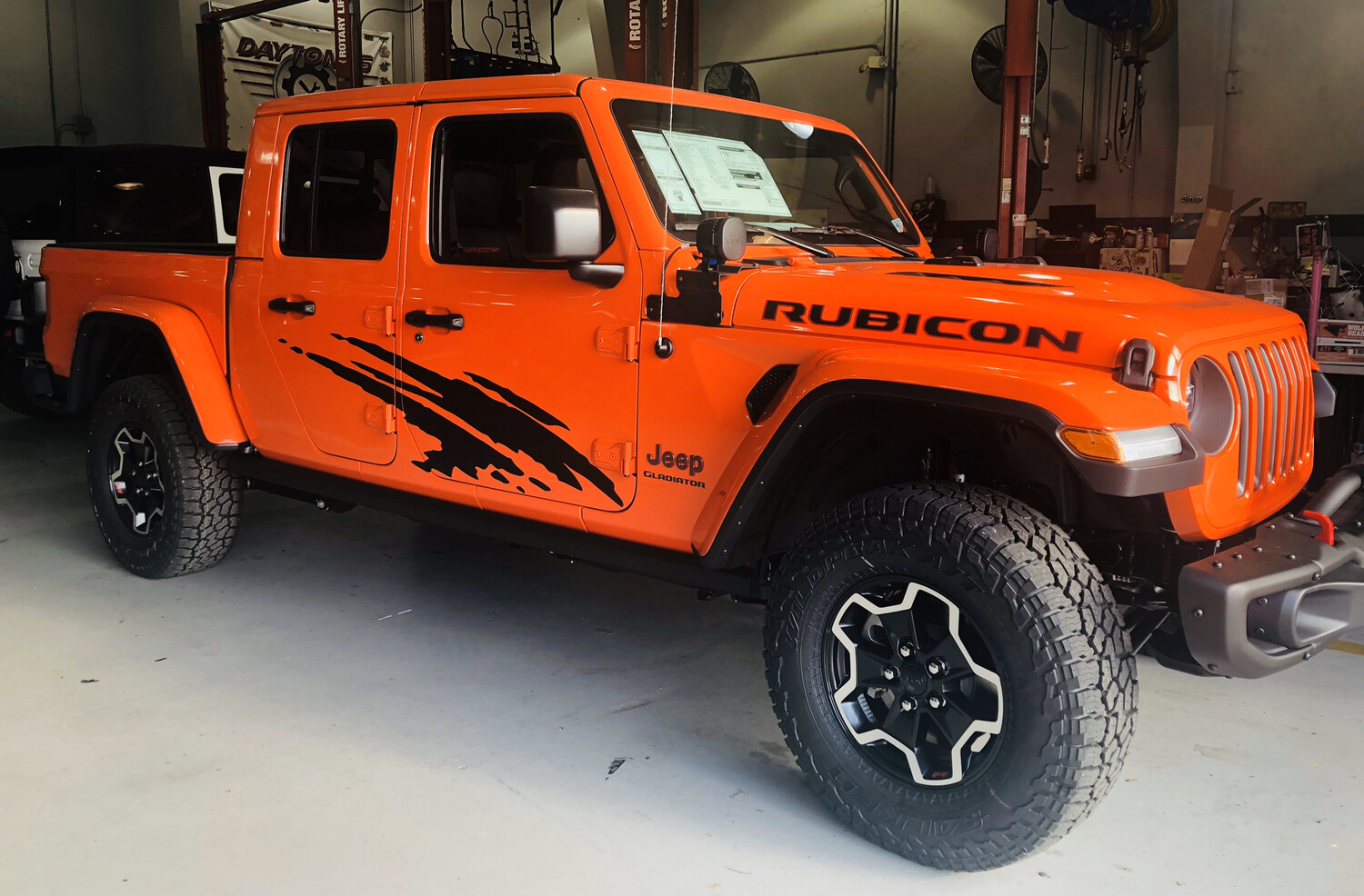 Jeep Large Side Splash Vinyl Graphics
