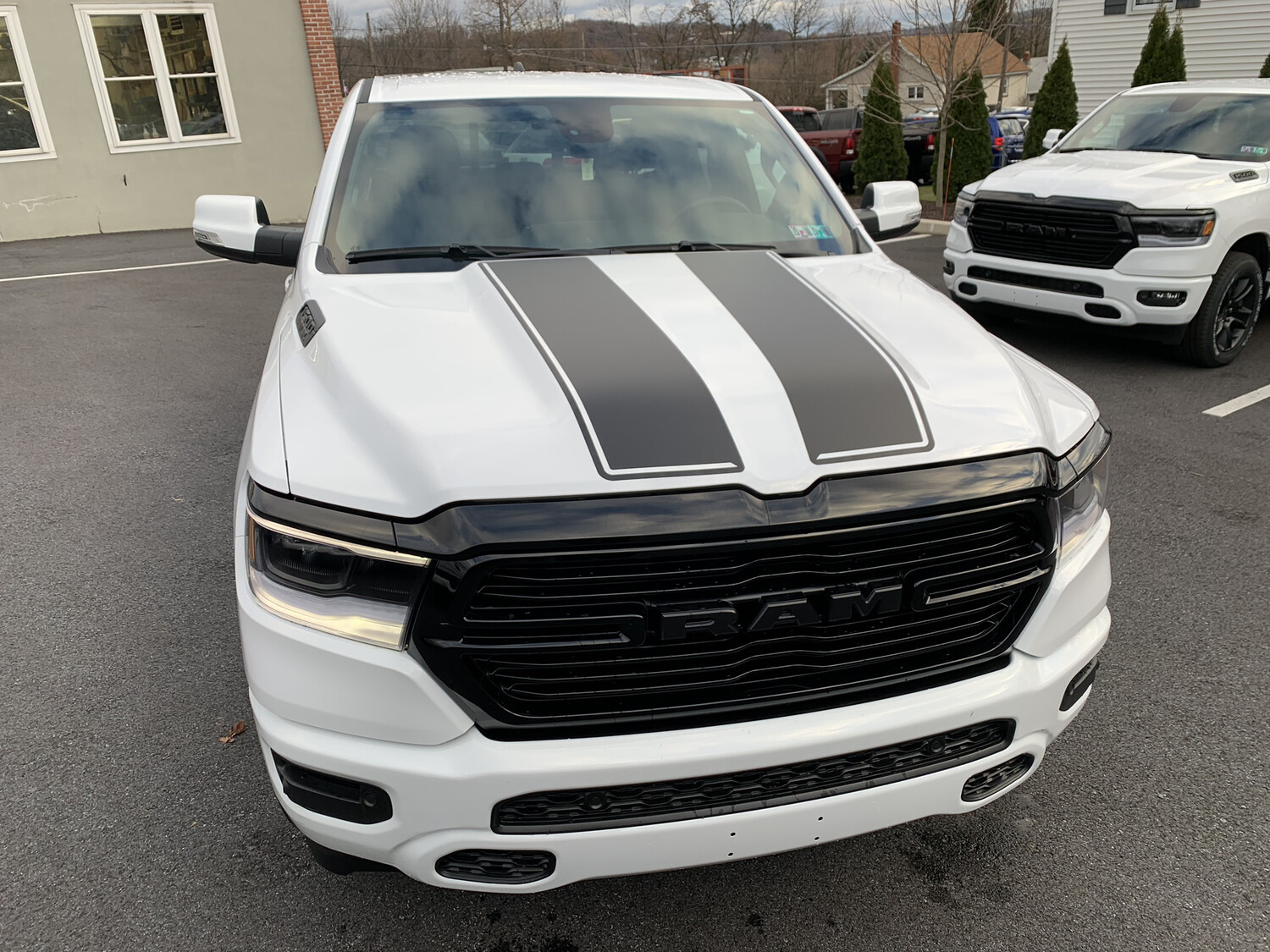 2019 - Up Ram 1500 Standard Hood and Tailgate Rally Stripes