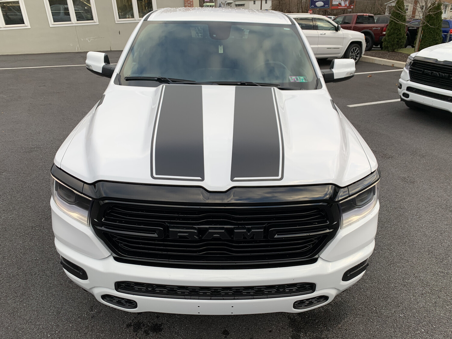 2019 - Up Ram 1500 Standard Hood and Tailgate Rally Stripes