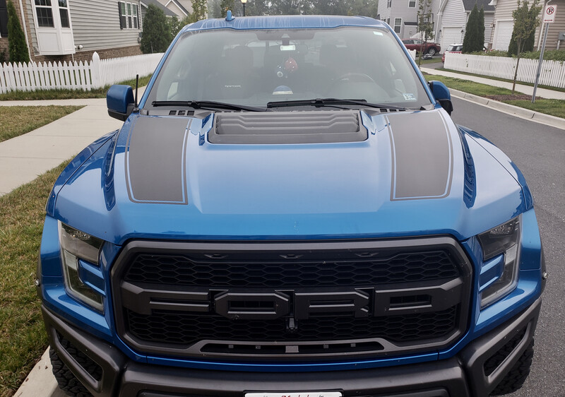 2015 - 2020 Ford F150/ Raptor Hood Spear Stripes