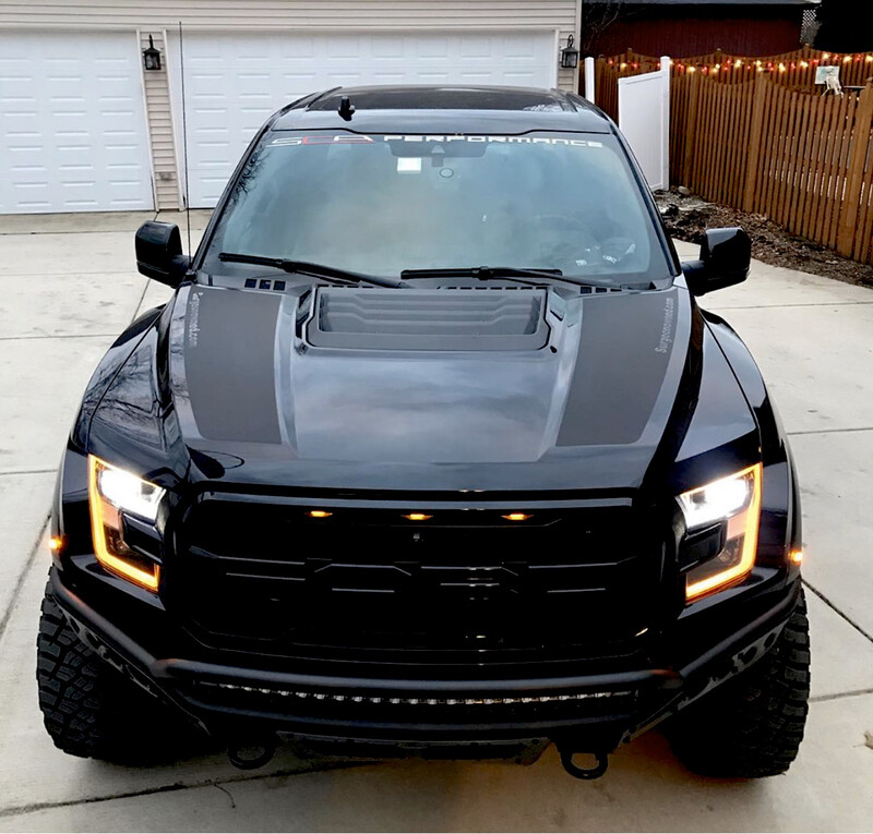 2015 - 2020 Ford F150/ Raptor Hood Spear Stripes