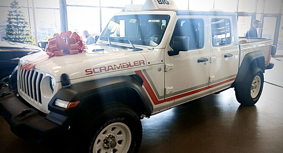 2020 & Up Jeep Gladiator Retro Scrambler Style #1 Side Stripes