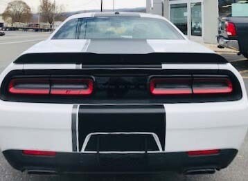 2015 - Up Challenger SRT Hellcat RT Scat Pack GT Stars and Stripes Style Stripe Kit