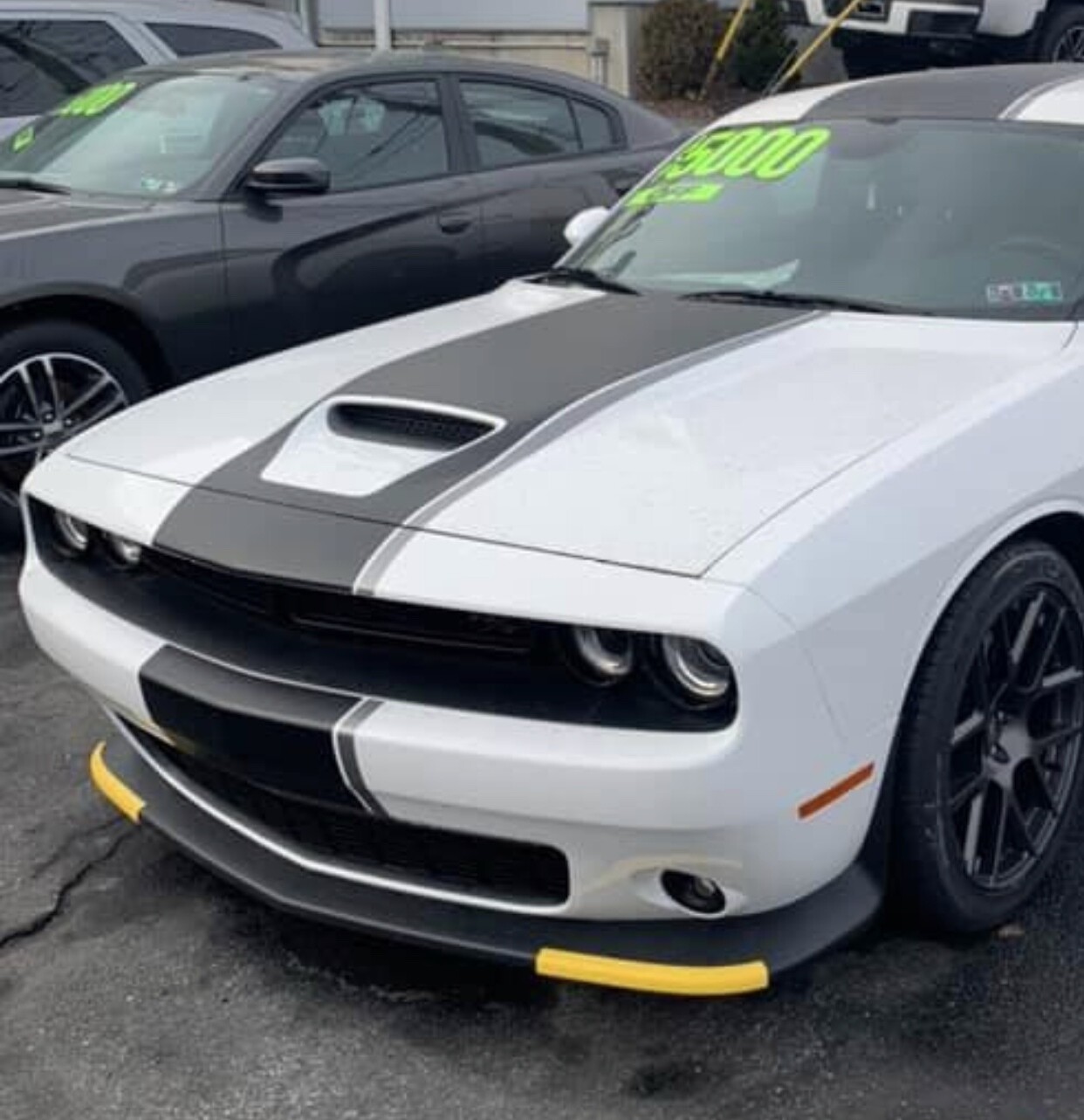 2015 - Up Challenger SRT Hellcat RT Scat Pack GT Stars and Stripes Style Stripe Kit