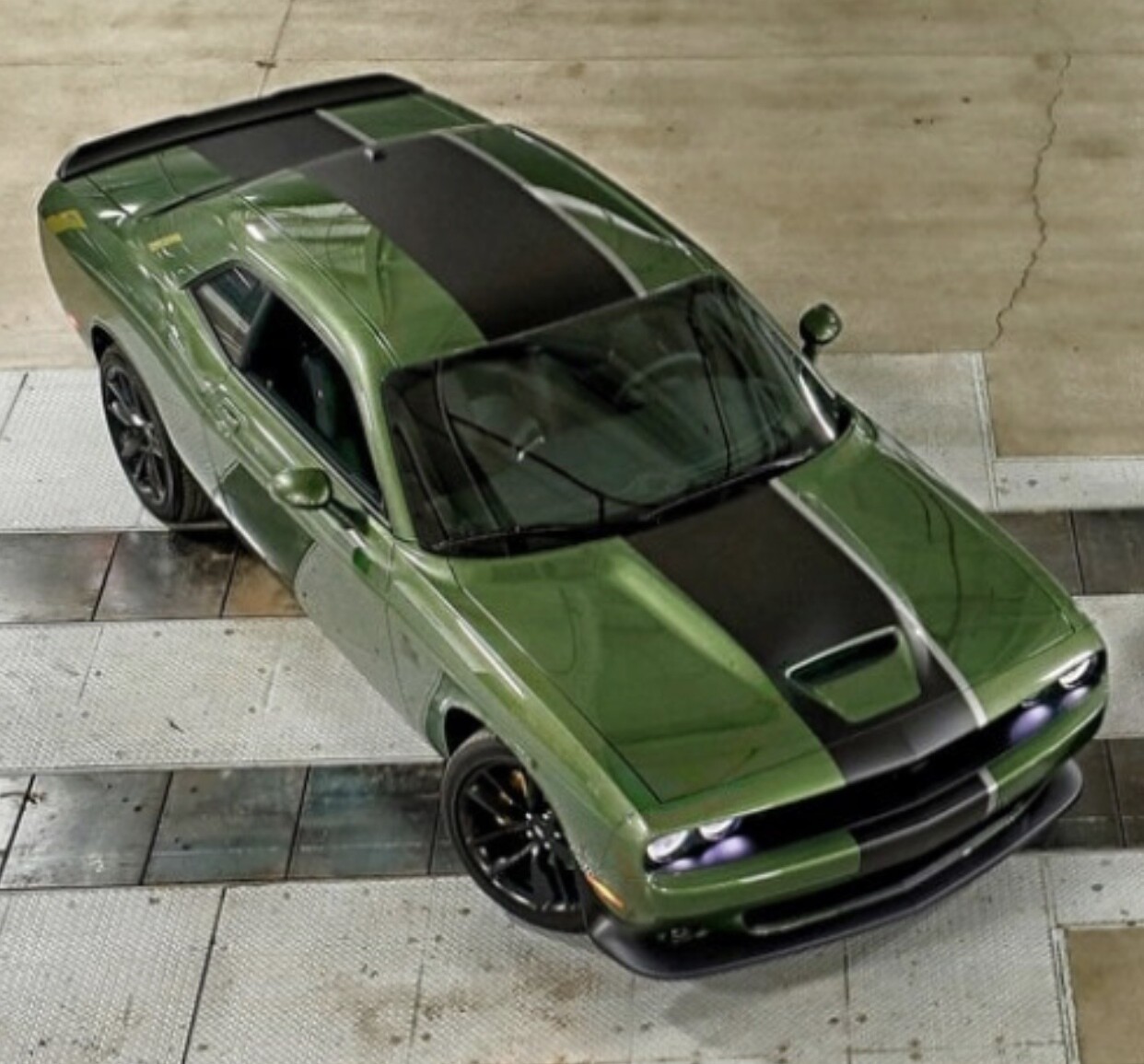 2015 - Up Challenger SRT Hellcat RT Scat Pack GT Stars and Stripes Style Stripe Kit