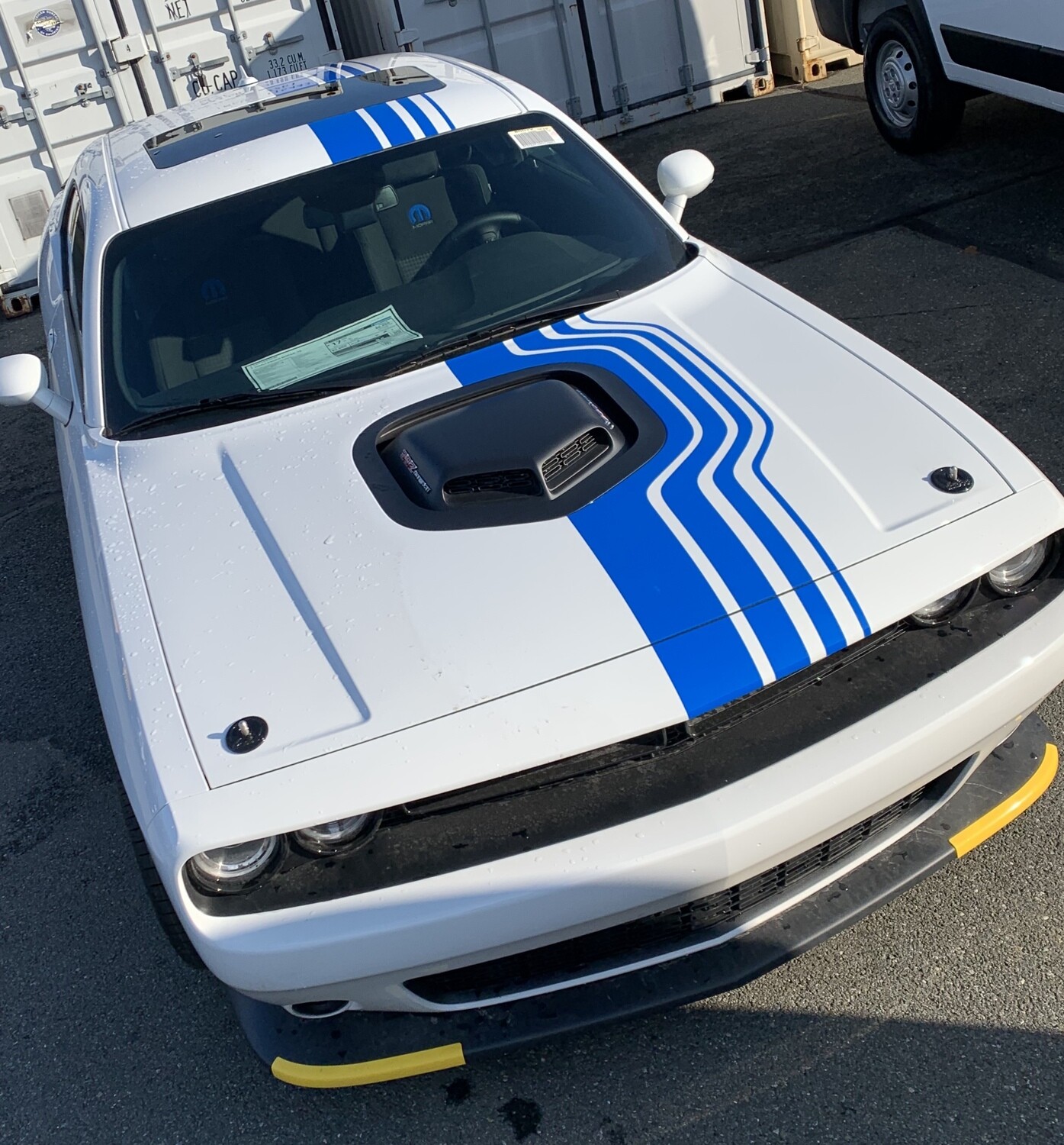 2014 - Up Dodge Challenger Mopar 19 Shakedown Style Rally Stripe Kit​