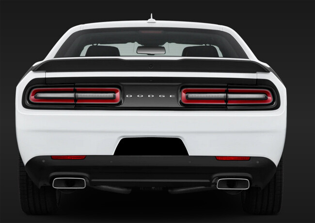 2015 - Up Dodge Challenger RT SXT GT Hellcat Rear License Recess Blackout