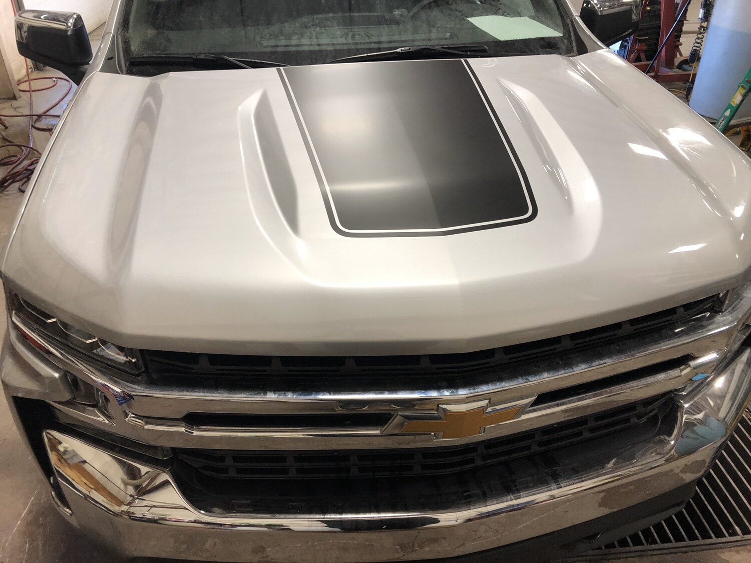 2019 - Up Silverado 1500 Hood Stripes