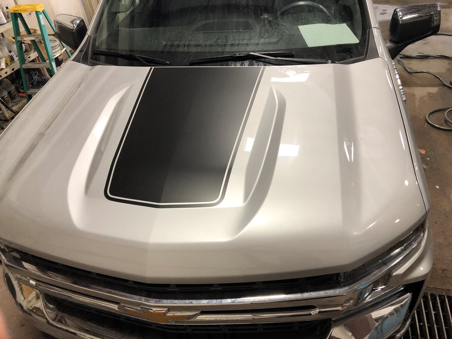 2019 - Up Silverado 1500 Hood Stripes
