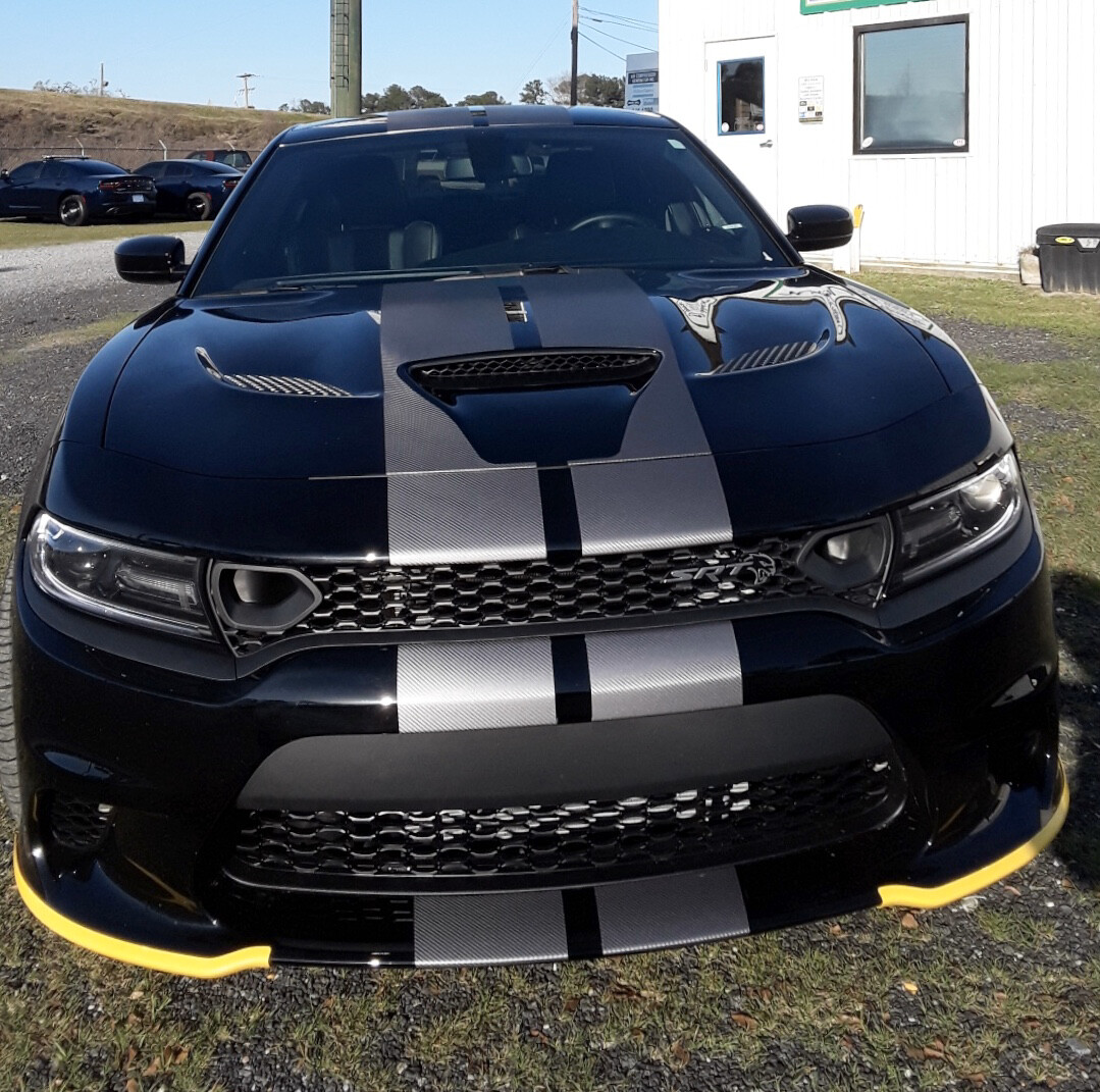 2015 - Up Dodge Charger SRT Hellcat Scat Pack RT GT Factory Style Rally Stripe Kit