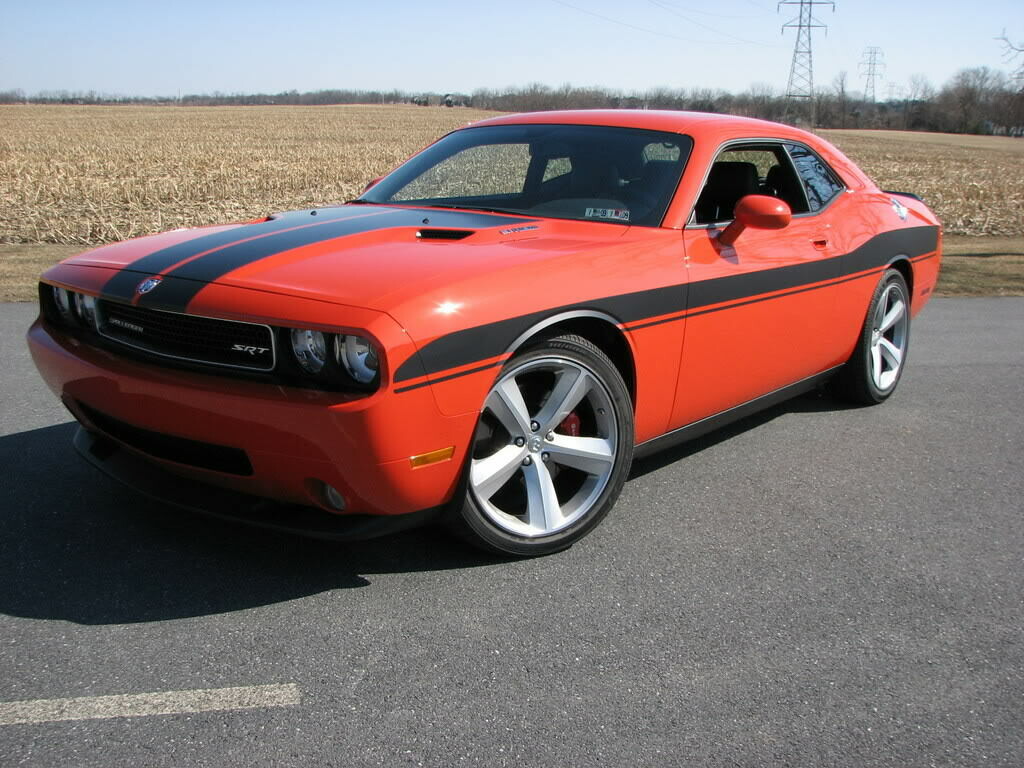 2008 - Up Dodge Challenger Targa Style Side Stripe Vinyl Graphics