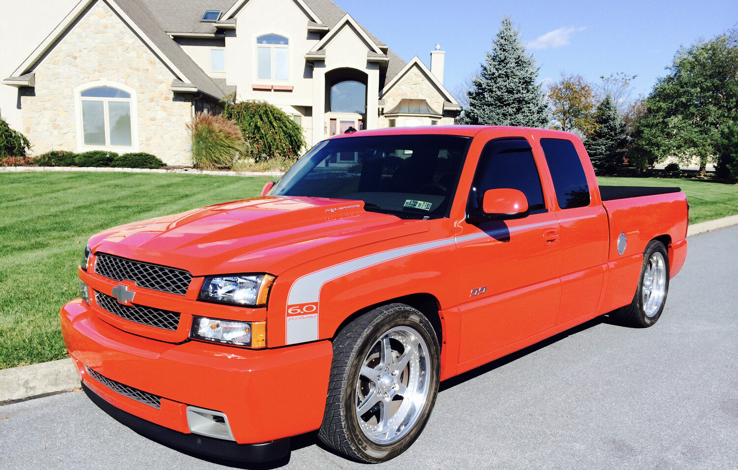 2003 - 2006 Chevrolet Silverado Retro Camaro SS Style Hockey Stick Stripe Kits