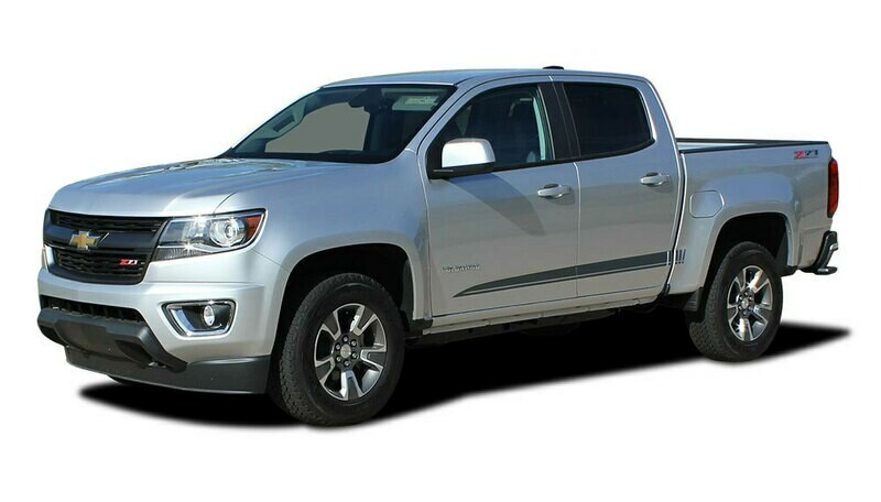 2015 - 2022 Chevy Colorado/GMC Canyon Crew / Extended Cab Raton Rocker Stripe Vinyl Graphics