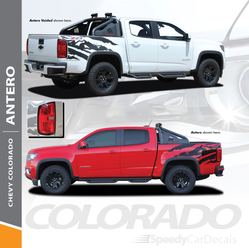 2015 - 2022 Chevy Colorado Antero Side Bed Graphics