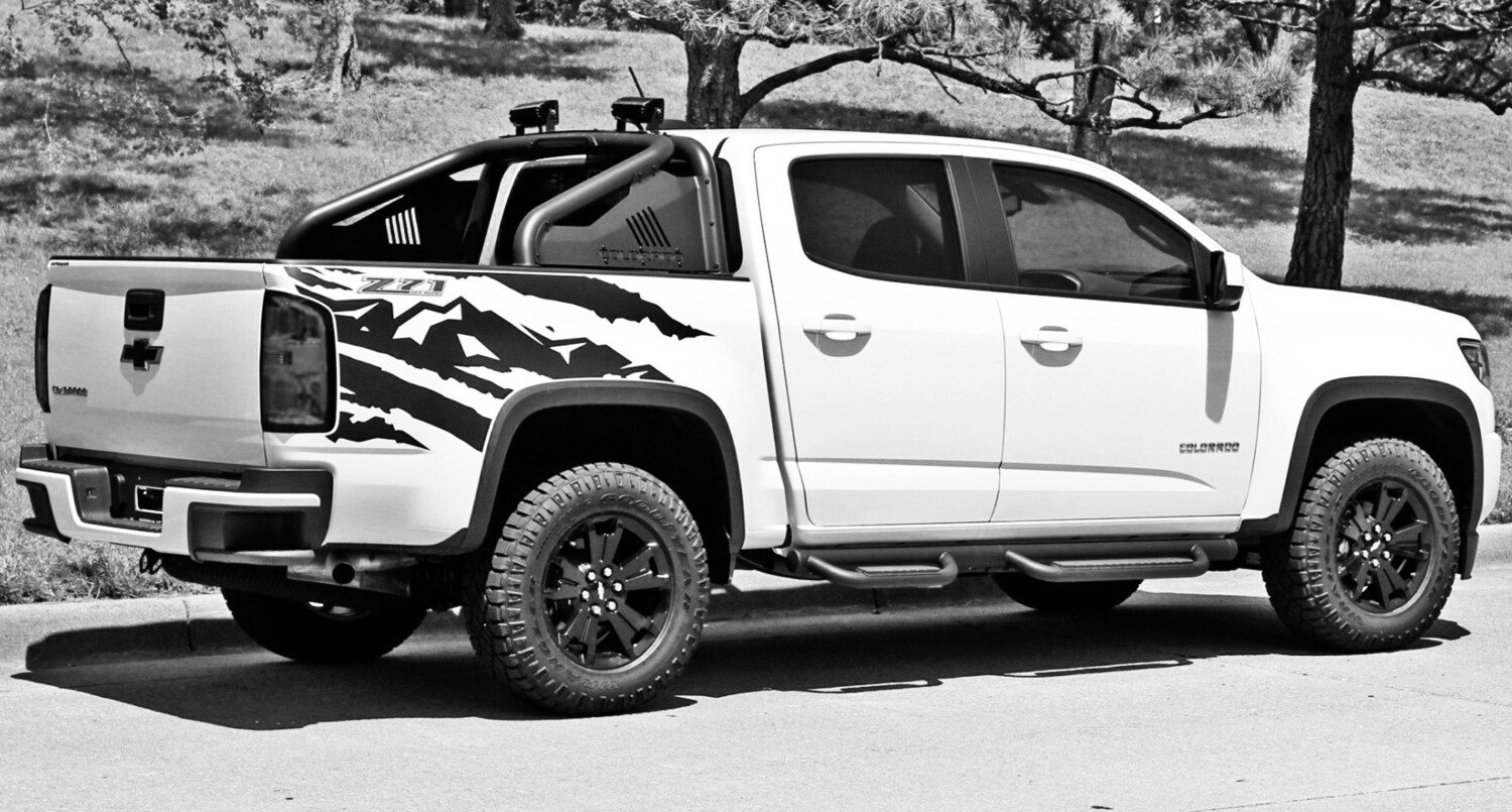 2015 - 2022 Chevy Colorado Antero Side Bed Graphics