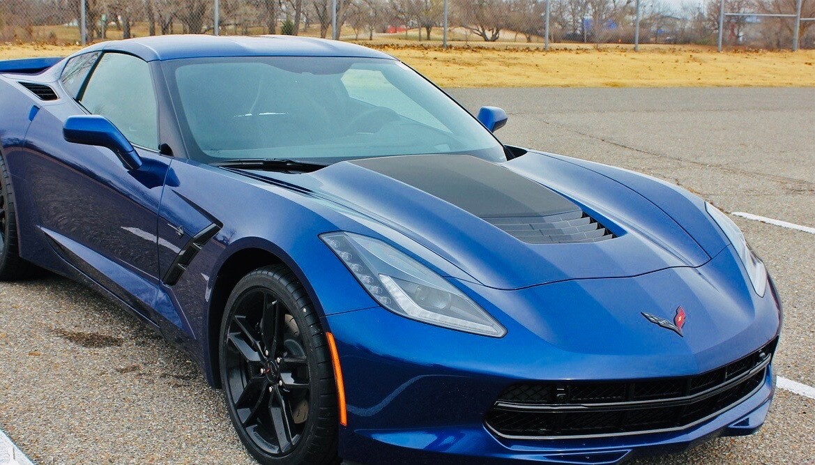 Chevy Corvette Stingray C7 Hood Graphics