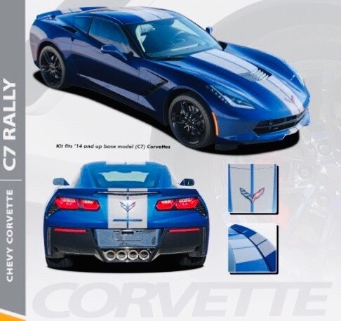 Chevy Corvette Stingray C7 Rally Graphics