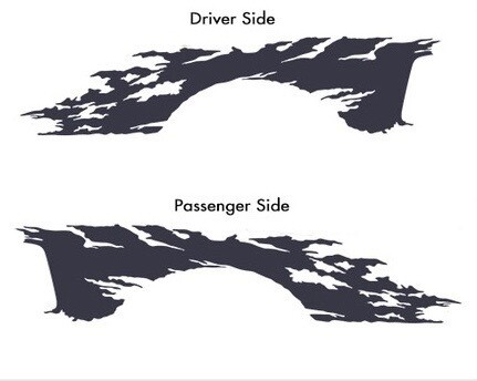 2009 - 2021 Classic Dodge Ram Bedside Rage Style Vinyl Graphics
