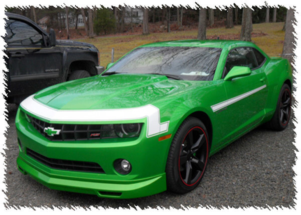 2010 - 2015 Chevrolet Camaro 68' Style Nose/ Fascia Accent Stripe