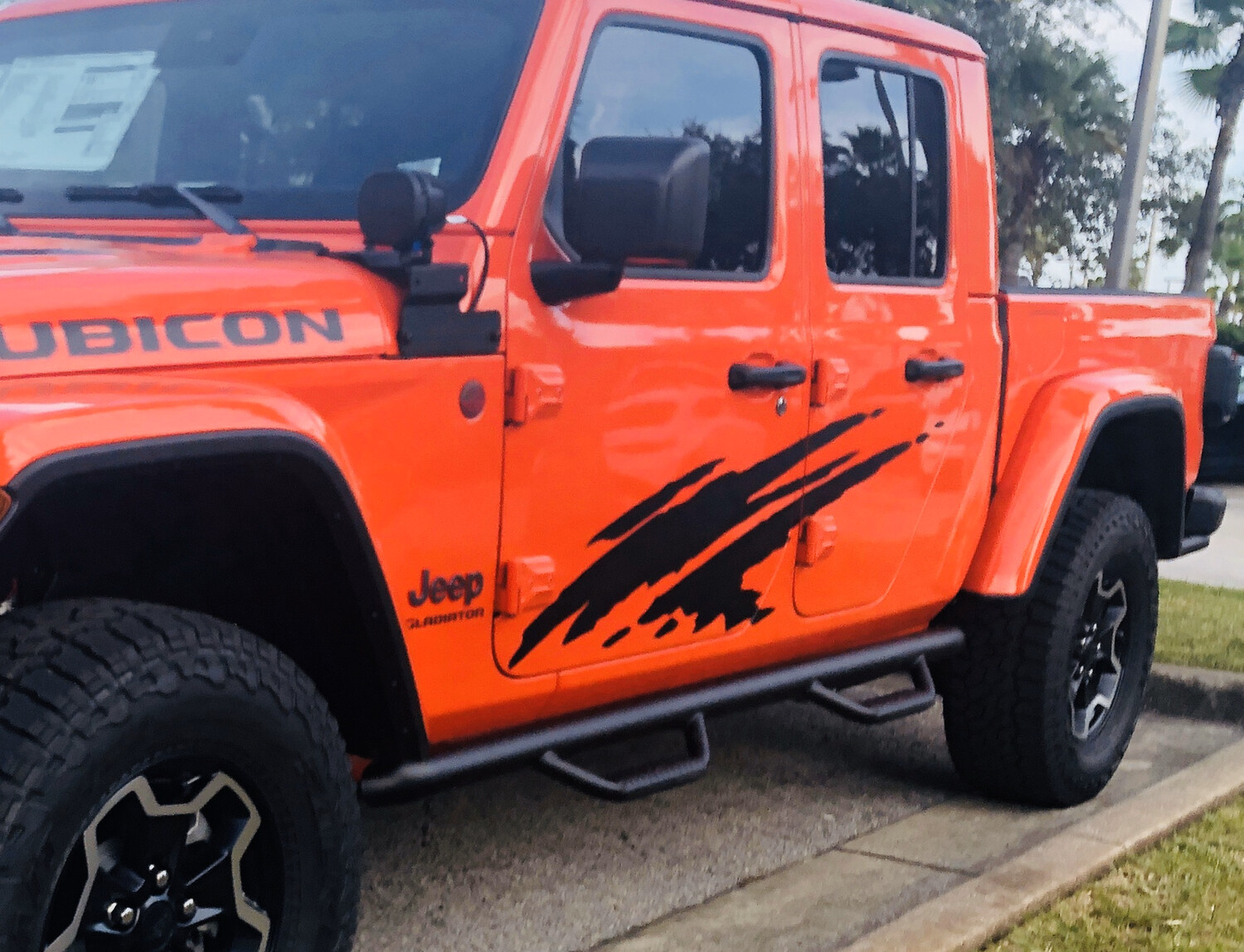 Jeep Wrangler JK JL Large Side Splash Vinyl Graphics