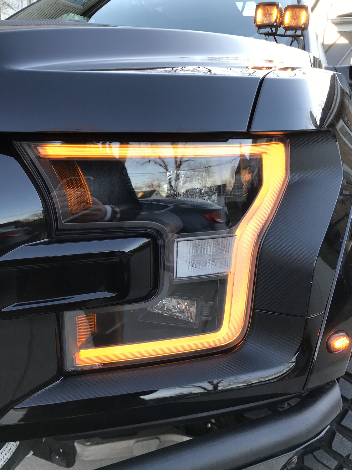 2017 - 2020 Ford F150/ Raptor Headlight and Taillight Accent Graphics 