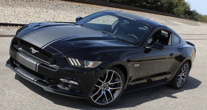 2015 - 2017 Mustang Wide Center CONTENDER Rally Stripes