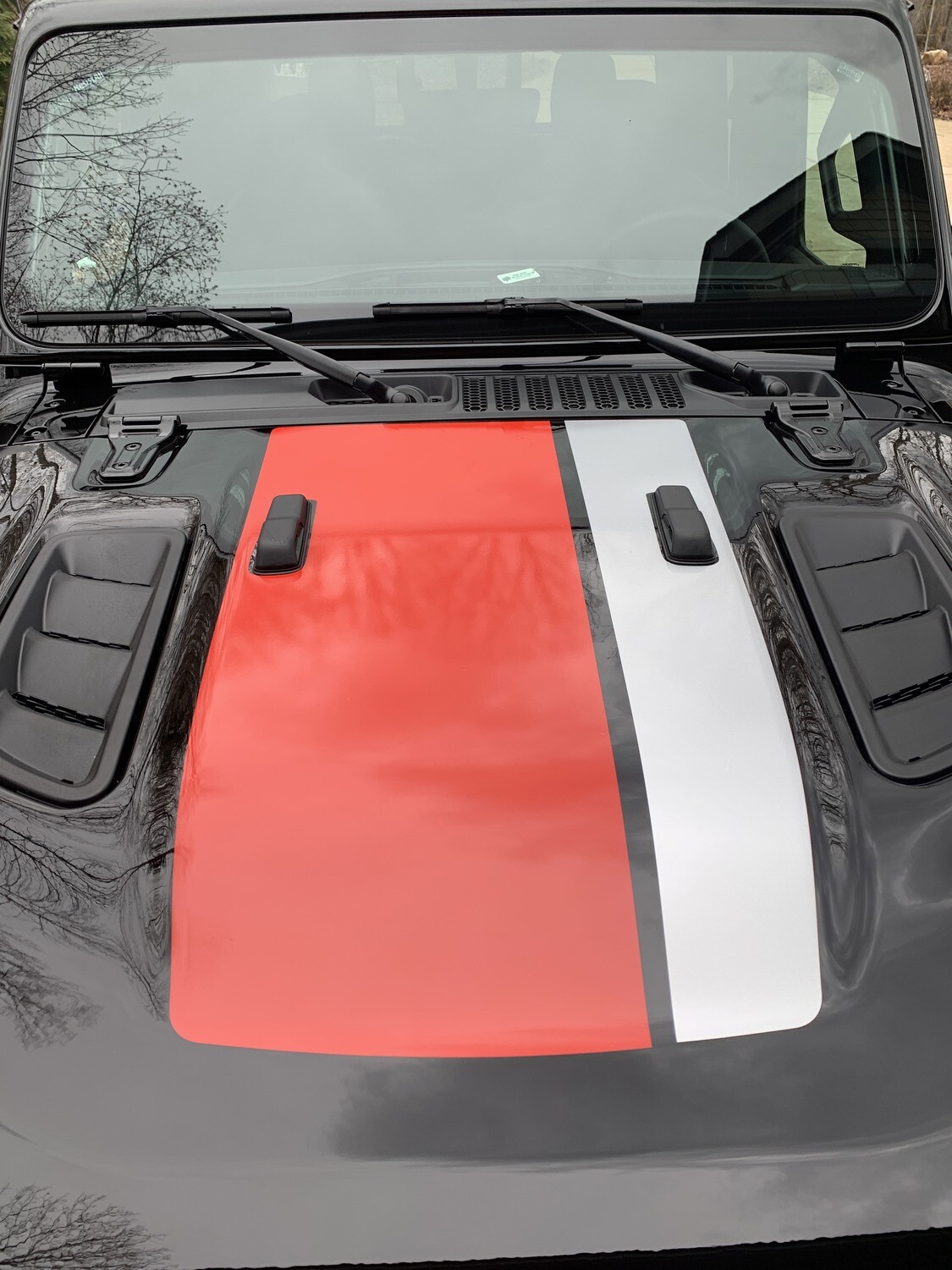 2020 & Up Jeep Gladiator Retro Scrambler Style #1 Side Stripes