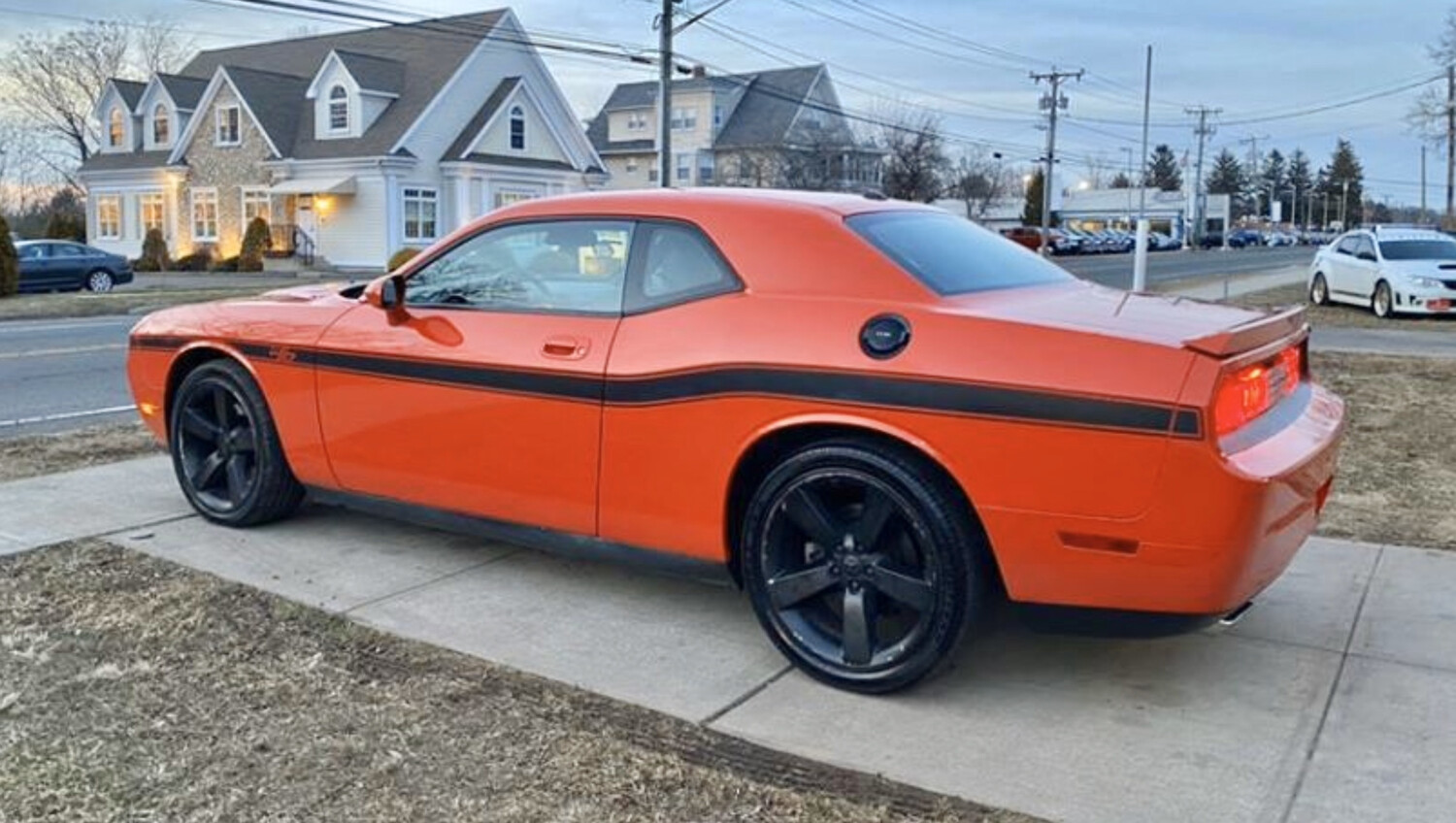 2008 - Up Dodge Challenger "1970 R/T Style" Full Length Lower Bodyline Side Stripe Kit