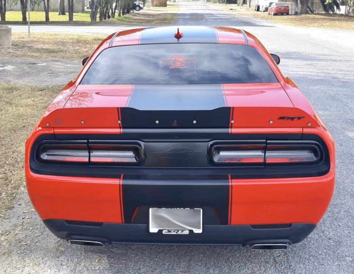 2008 - Up Dodge Challenger Super Stripe Center Rally Stripe Kit