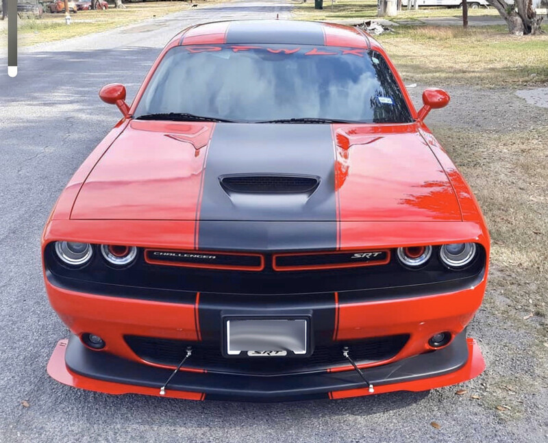 2008 - Up Dodge Challenger Super Stripe Center Rally Stripe Kit