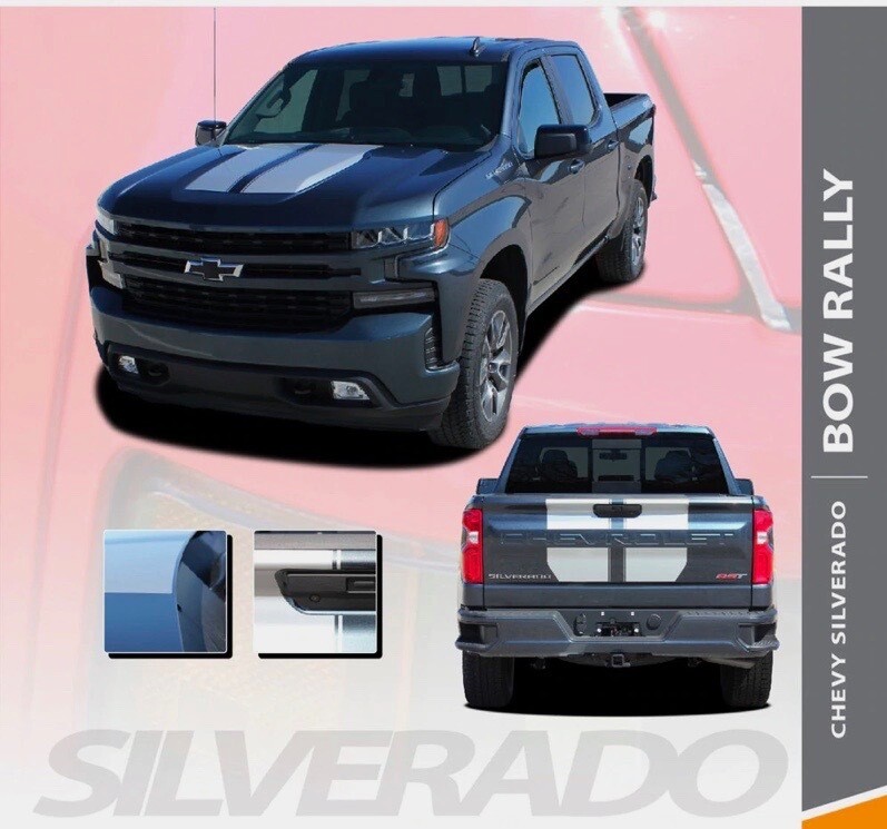2019 - Up Silverado 1500 "Bow Rally" Stripes