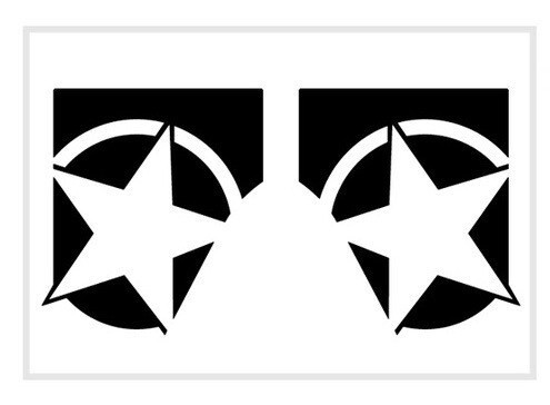 2020 - Up Jeep Gladiator JT Bootstrap Side Star Graphics
