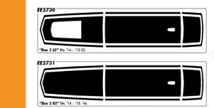 2014 - 2015  Camaro SS/RS Bee 3 Rally Stripes