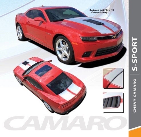 2014 - 2015  Camaro SS Z/28 Dual Rally Stripes