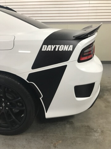 2015 - 2019 Dodge Charger SRT Hellcat Daytona RT Scat Pack Bumper Vent Blackout Graphics