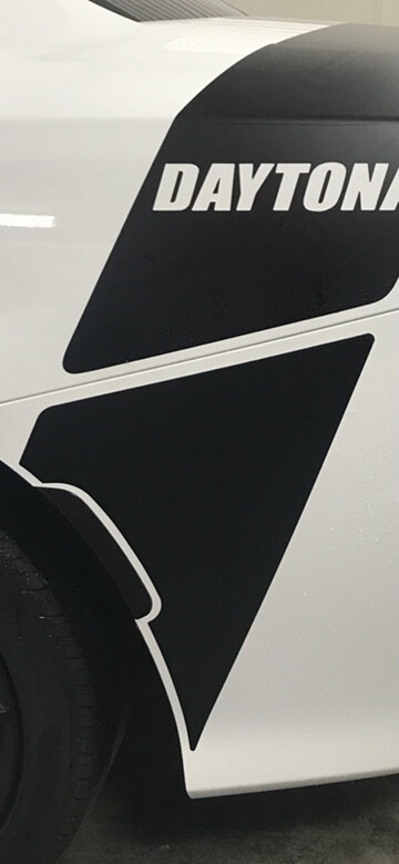 2015 - Up Dodge Charger Daytona Factory Style Tail Stripe Lower Extensions Only