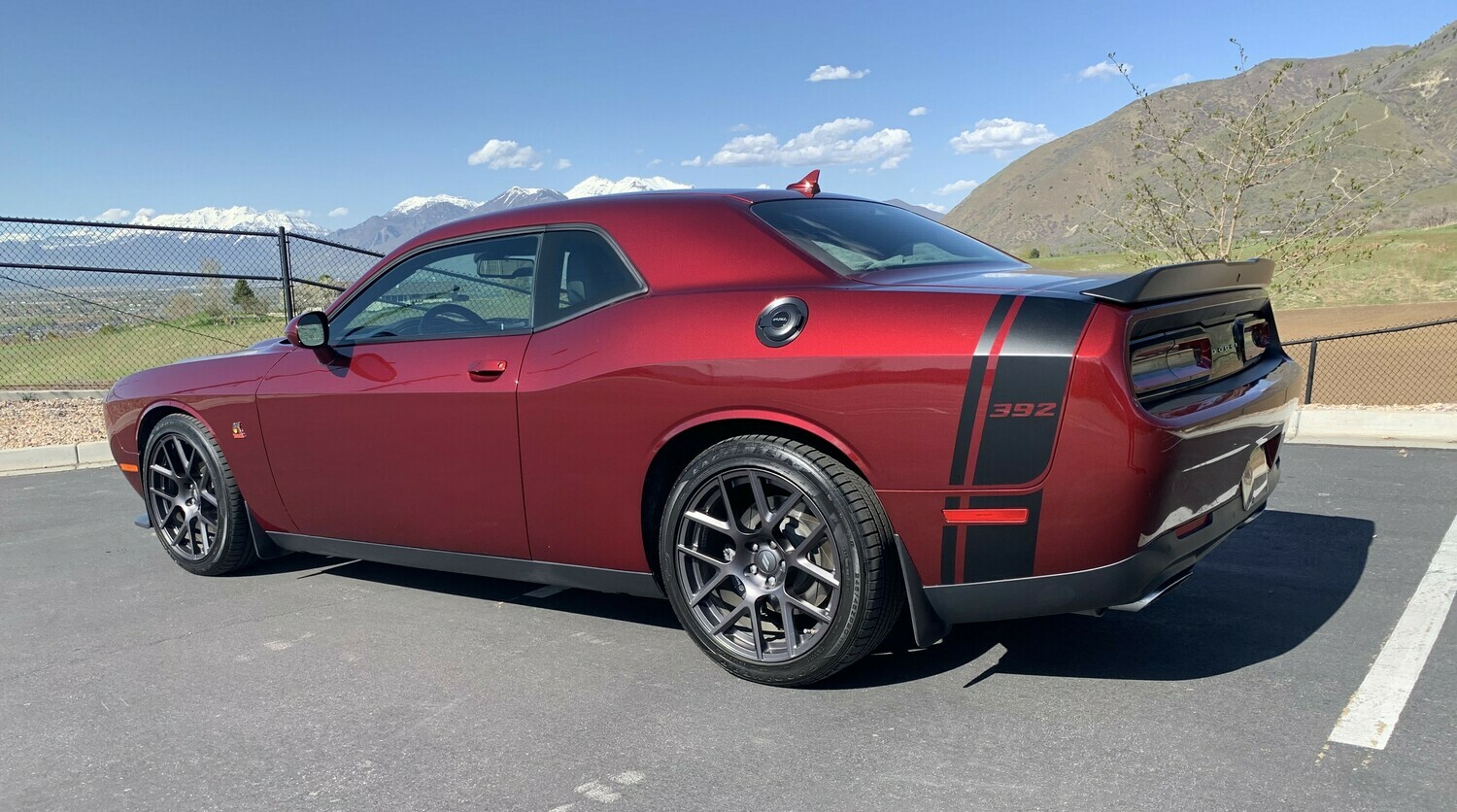 2008 - Up Dodge Challenger Scat Pack Style Tail Stripes