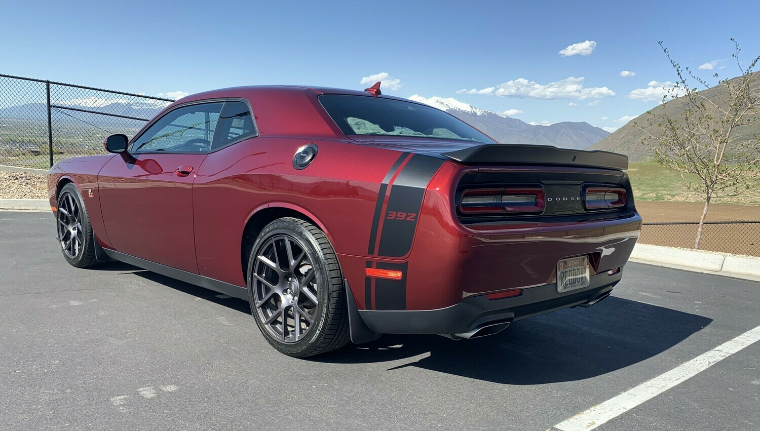 2008 - Up Dodge Challenger Scat Pack Style Tail Stripes
