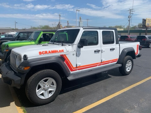 2020 & Up Jeep Gladiator Retro Scrambler Style #1 Side Stripes