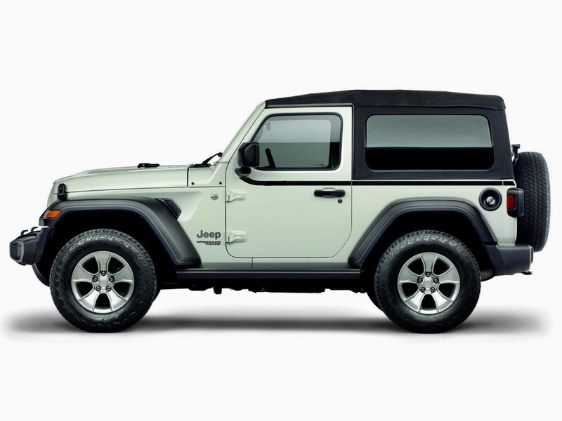 2018 - UP Jeep Wrangler JL 2 Door Upper Body Side Stripes