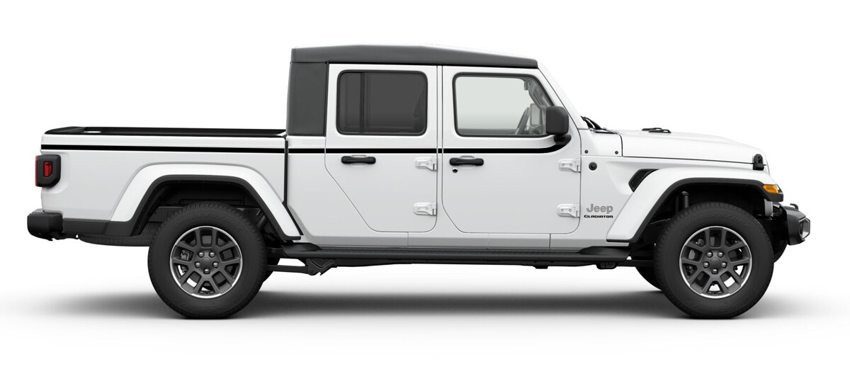 2018 – Up Jeep Gladiator JT Upper Body Side Stripes – Vinyl Stripes ...