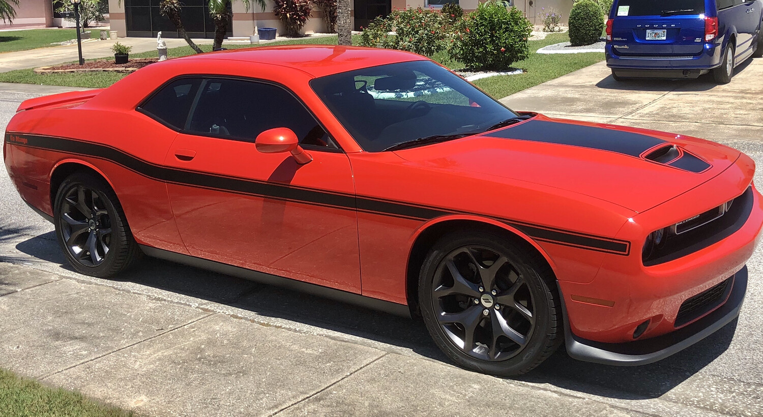 2008 - Up Dodge Challenger "1970 R/T Style" Full Length Lower Bodyline Side Stripe Kit