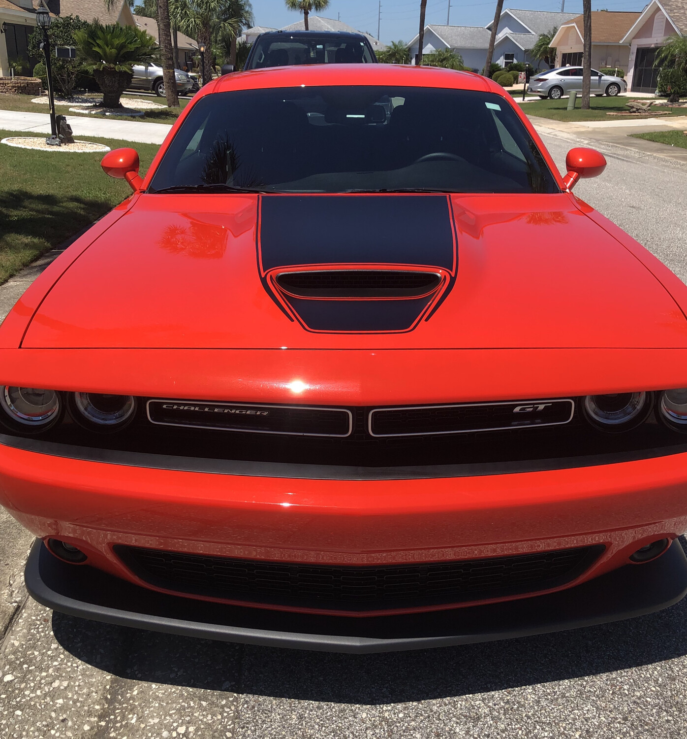 2015 - up Dodge Challenger SRT Hellcat Scat Pack RT GT Hood Blackout Graphics