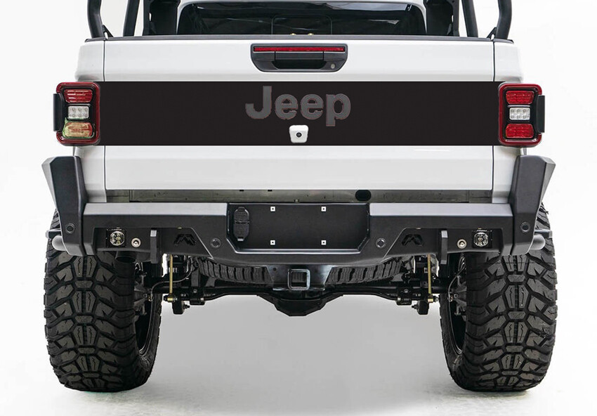 2020 Up Jeep Gladiator JT Tailgate Blackout Vinyl Graphics Vinyl