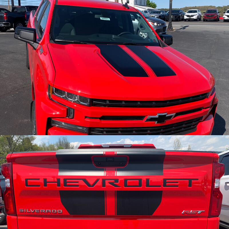 2019 - Up Silverado 1500 "Bow Rally" Stripes
