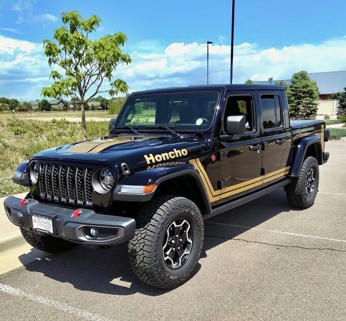 2020 & Up Jeep Gladiator Retro Scrambler Style #1 Side Stripes