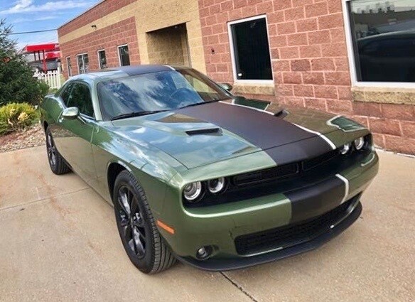 2015 - Up Challenger SRT Hellcat RT Scat Pack GT Stars and Stripes Style Stripe Kit